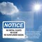 Signmission No Metal Cleats No Gum No Sunflower Seeds, 14 in W x Rectangle, Plastic OS-2PACK-NS-P-1014-L-14701 - alternate 6